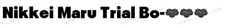 Nikkei Maru Trial Bo字体转换